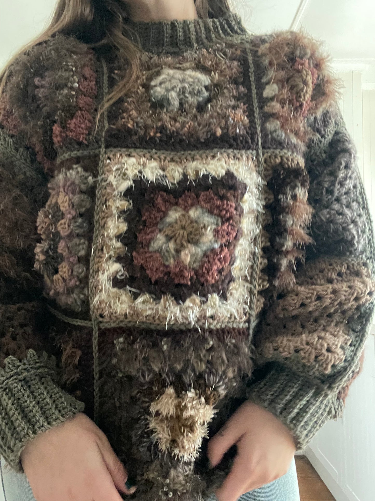 Earthy Crochet Jumper