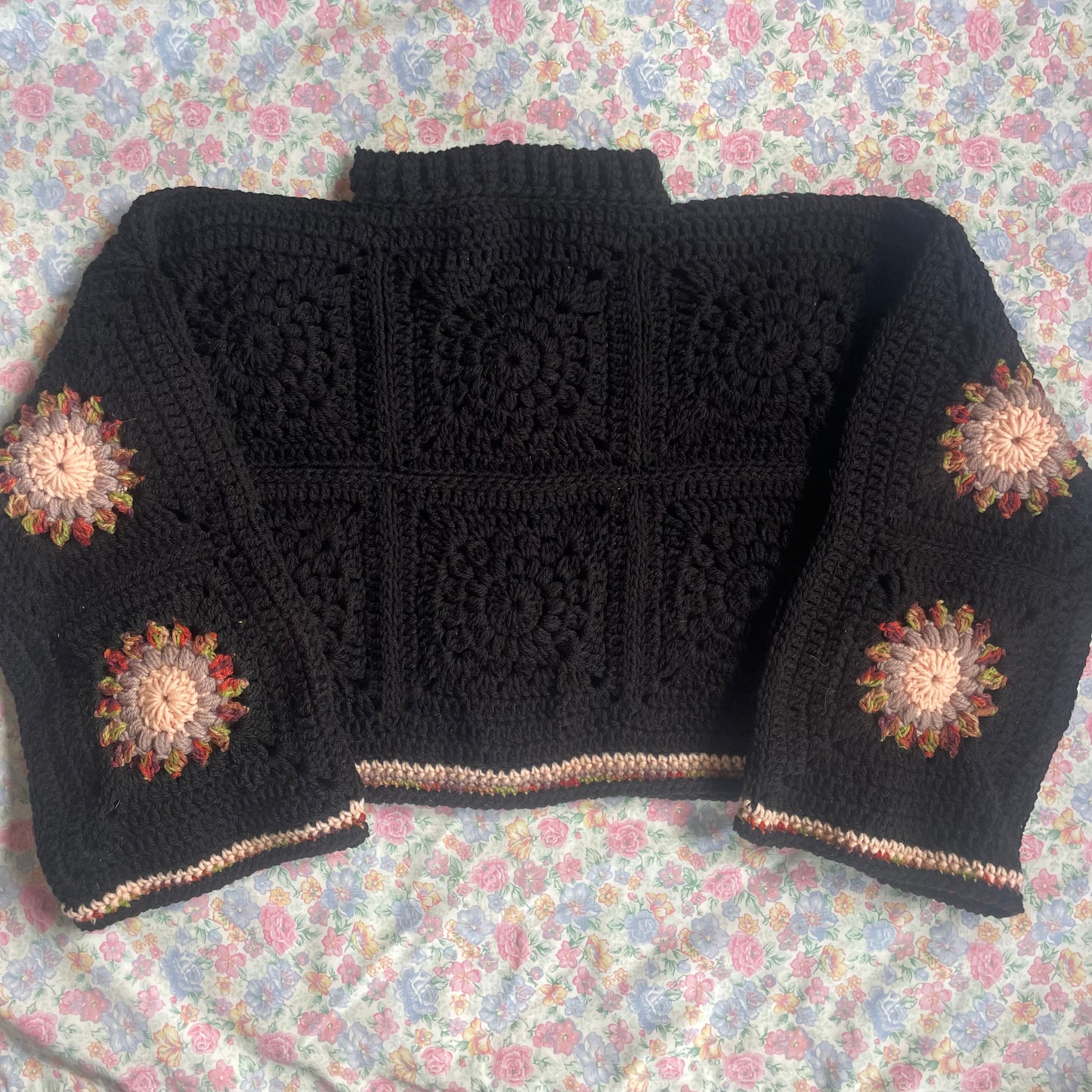 Cropped Flower Jumper