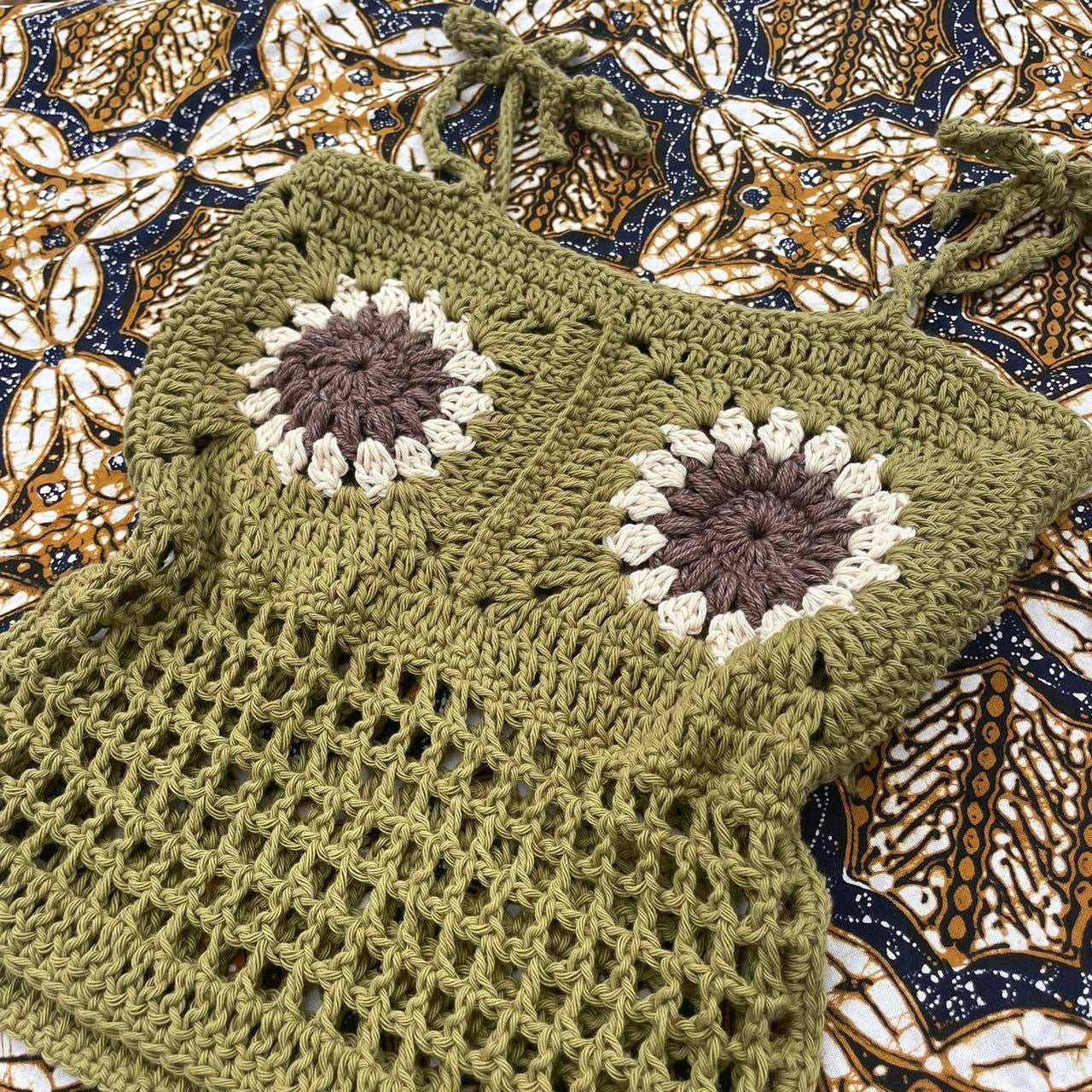 Green Cotton Tank Top