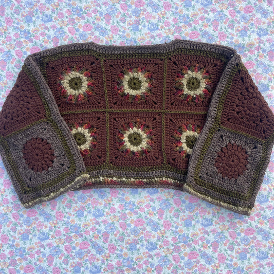 Cropped Flower Jumper