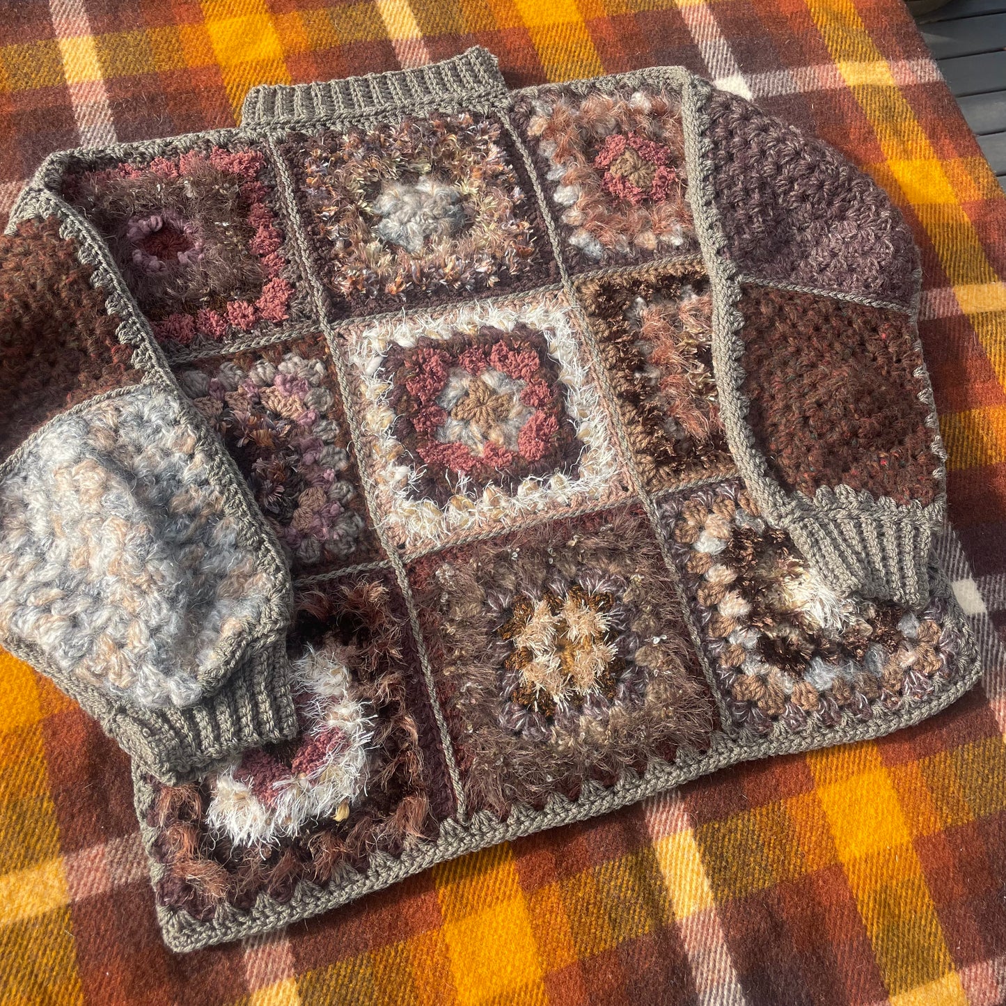 Earthy Crochet Jumper