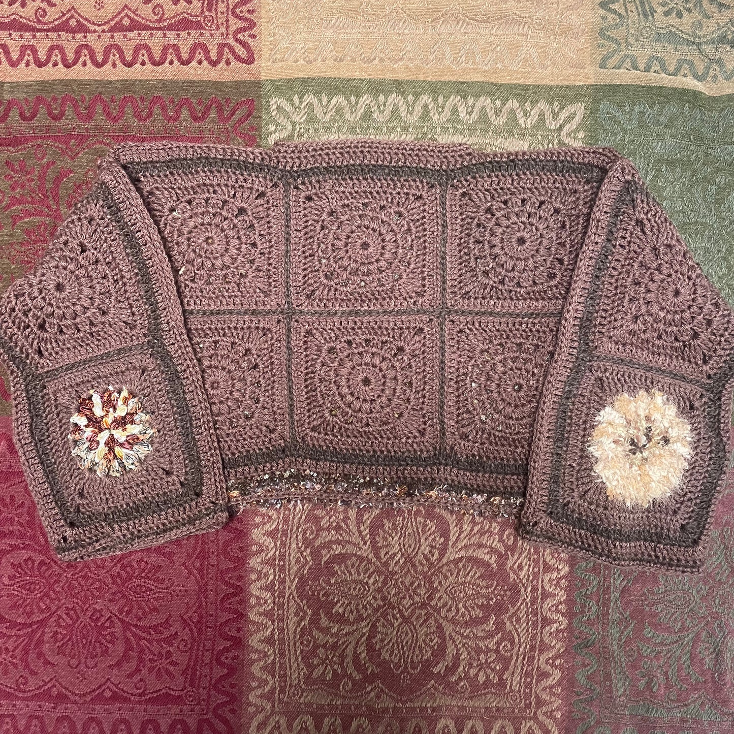 Cropped Crochet Jumper
