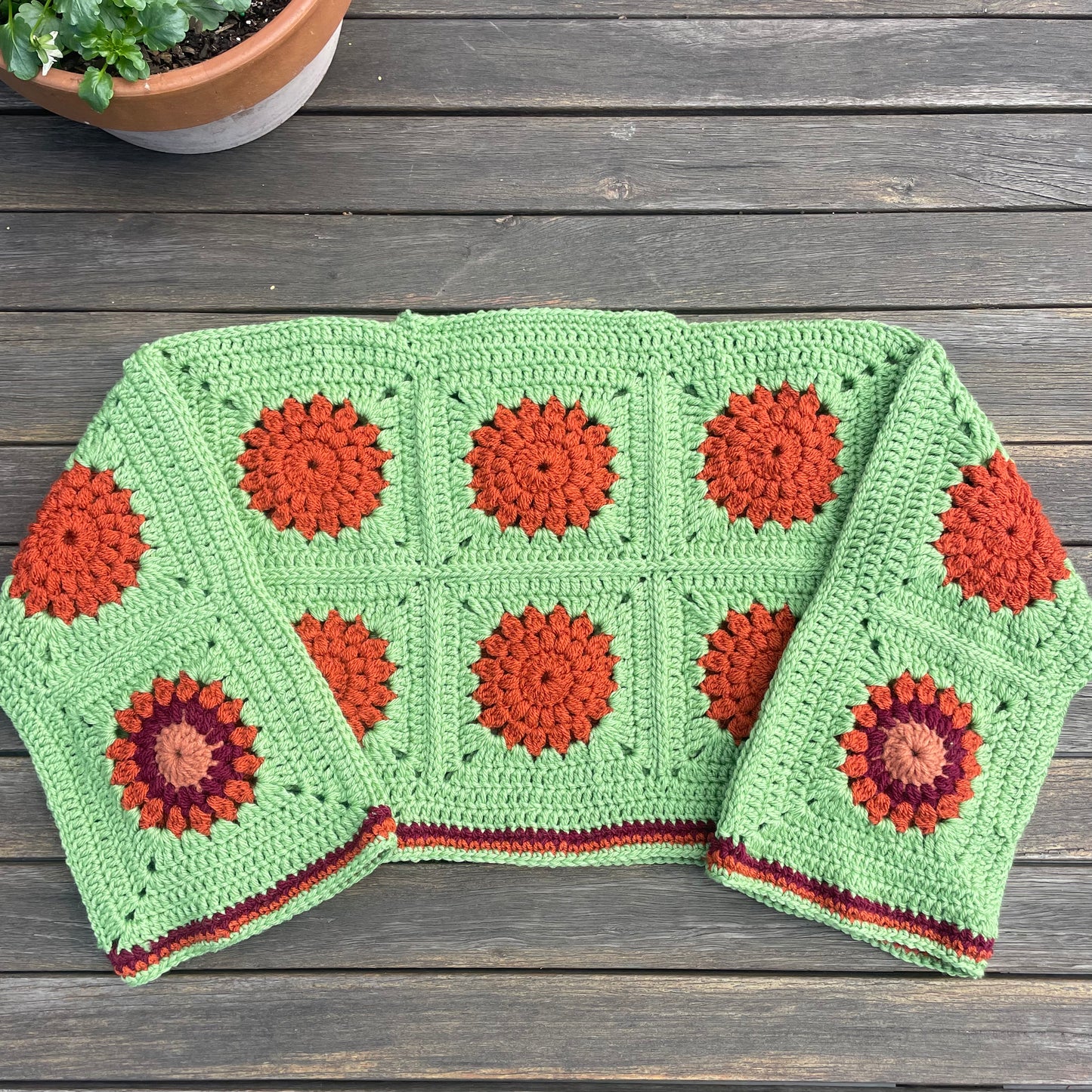 Cropped Flower Jumper