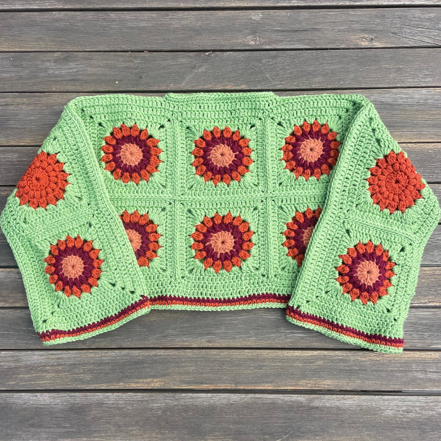 Cropped Flower Jumper