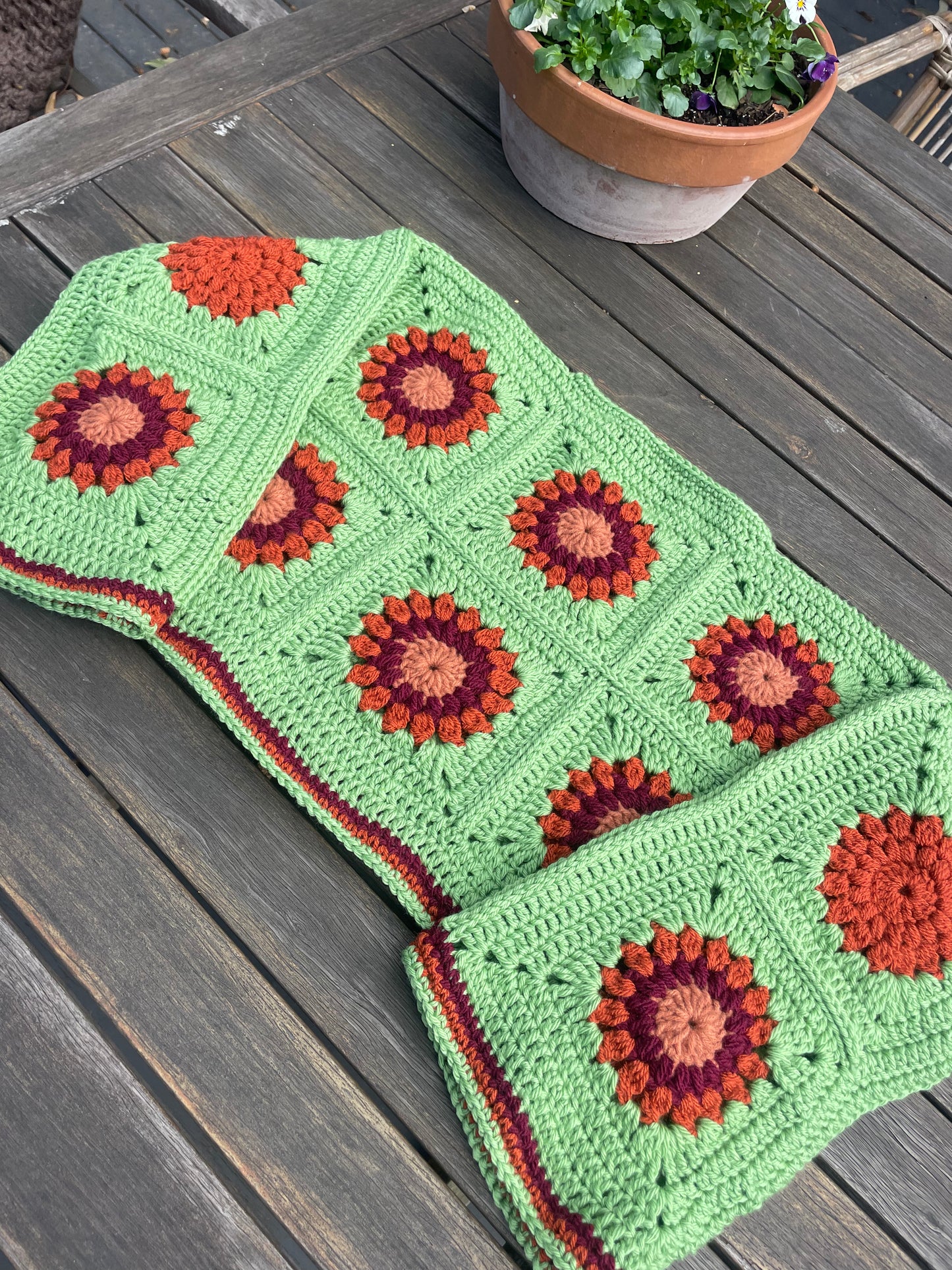 Cropped Flower Jumper
